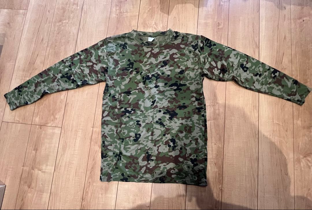 自衛隊 PX品 戦闘服2A 迷彩TシャツLL 迷彩長袖L 戦闘帽 警察予備隊食器