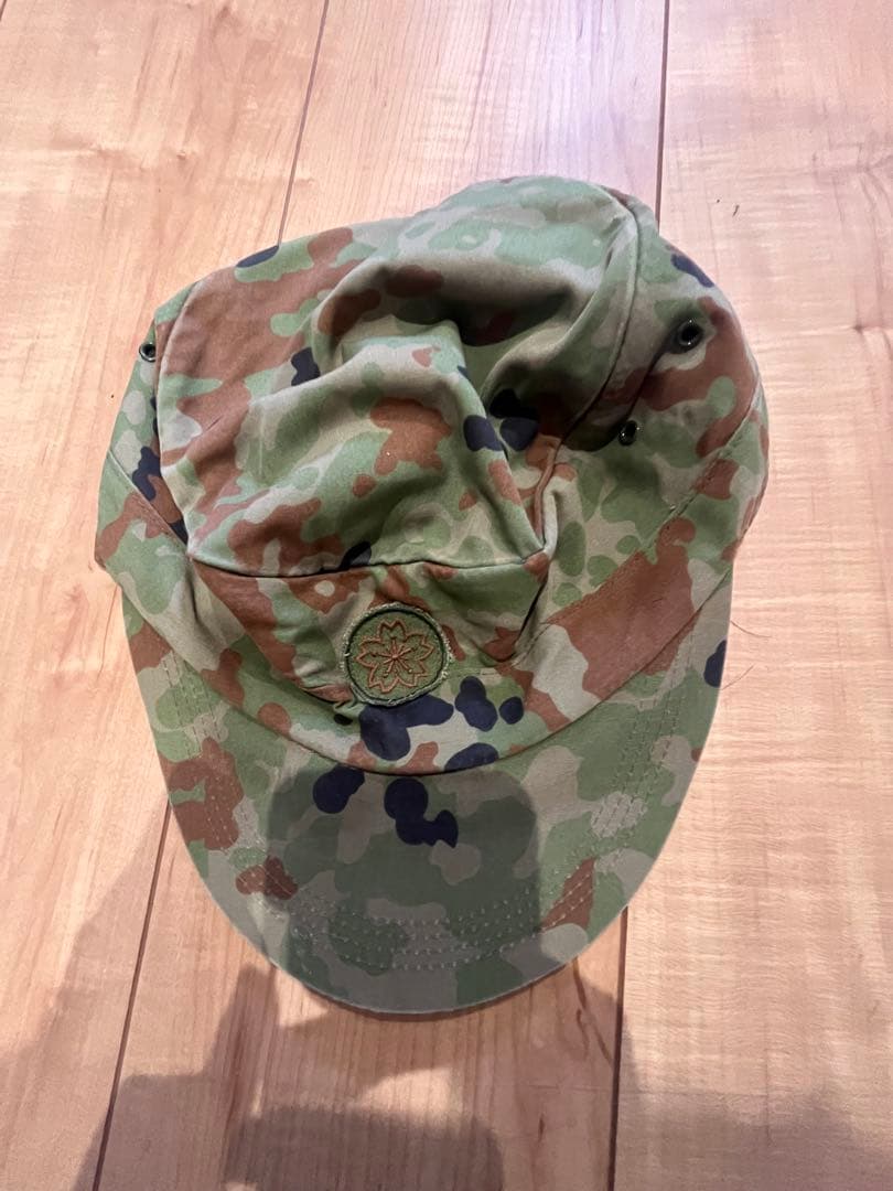 自衛隊 PX品 戦闘服2A 迷彩TシャツLL 迷彩長袖L 戦闘帽 警察予備隊食器
