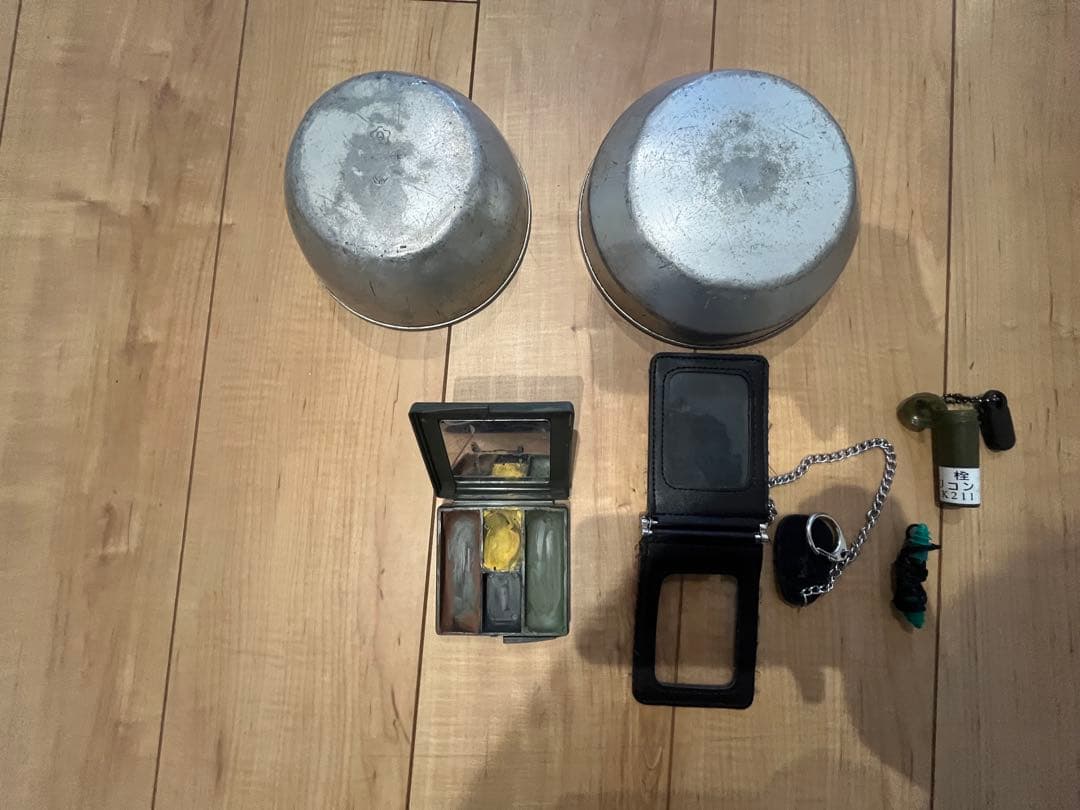 自衛隊 PX品 戦闘服2A 迷彩TシャツLL 迷彩長袖L 戦闘帽 警察予備隊食器