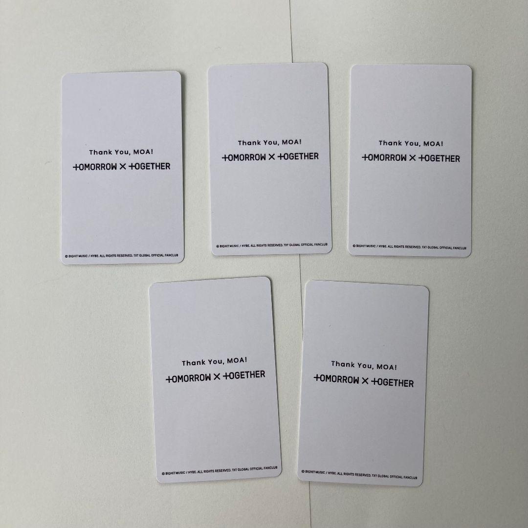 TXT 5枚 FC アンケート 当選 2021 会員限定 トレカ