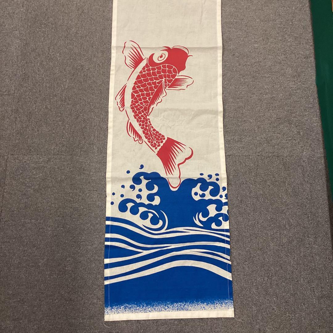 五月武者絵のぼり　太閤秀吉城付　7m 栃木県伝統工芸品　大畑耕雲　小旗ロープ風鎮