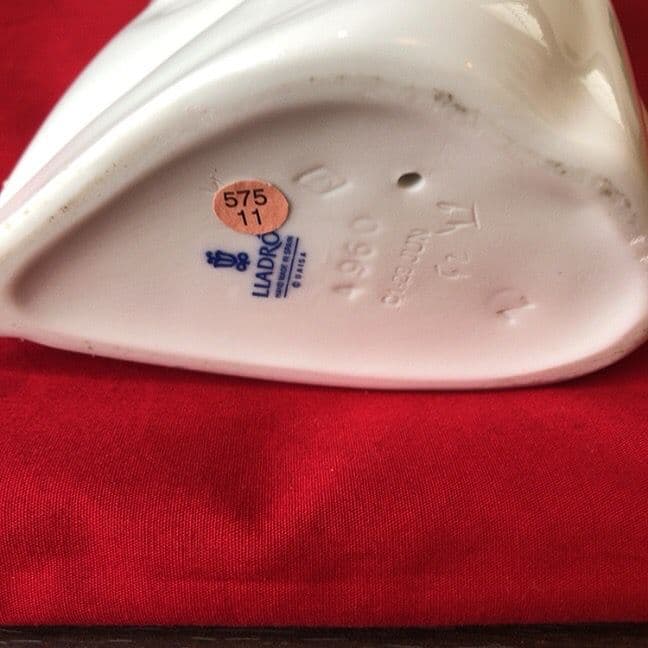 【廃盤品】リヤドロ 天使の考えごと 陶器 置物 アンティーク