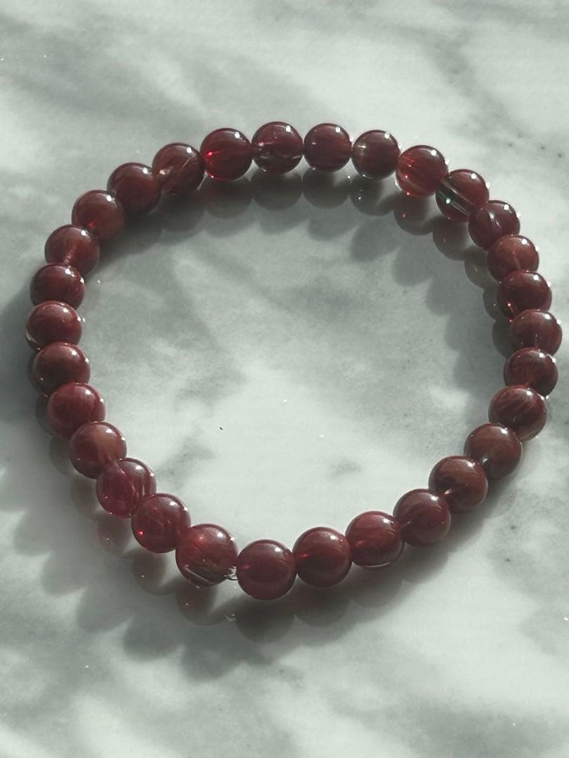 高品質アンデシンブレスレット5.7ミリ