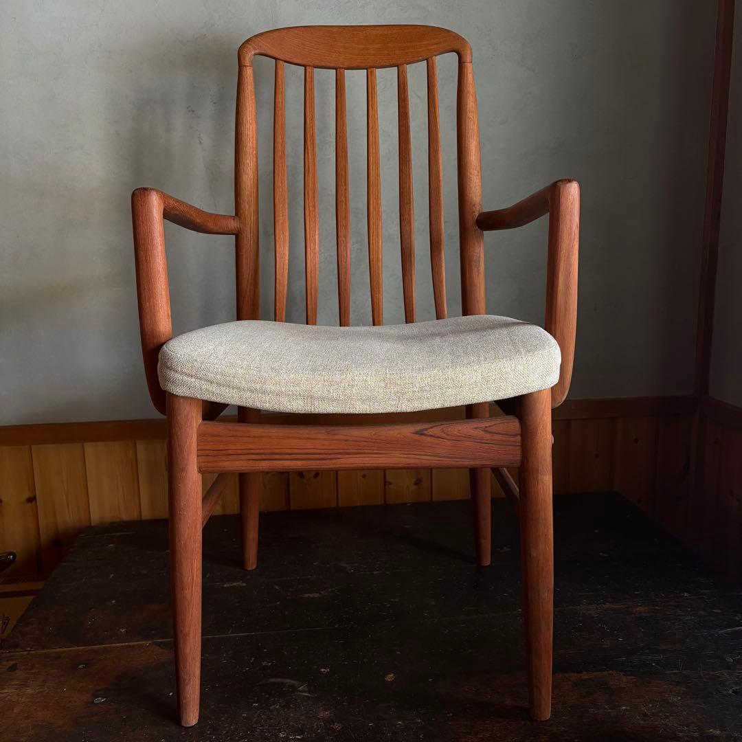 70's BENNY LINDEN チーク製ダニスアームチェア デンマーク