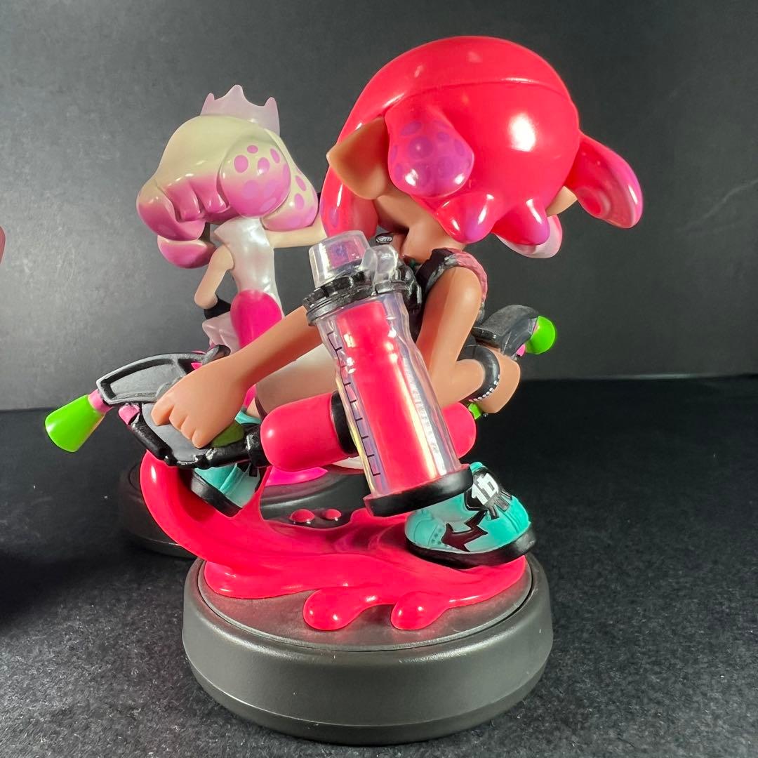 人気amiibo 3点　ガール　ネオンピンク　ヒメ（スプラトゥーン　アミーボ）
