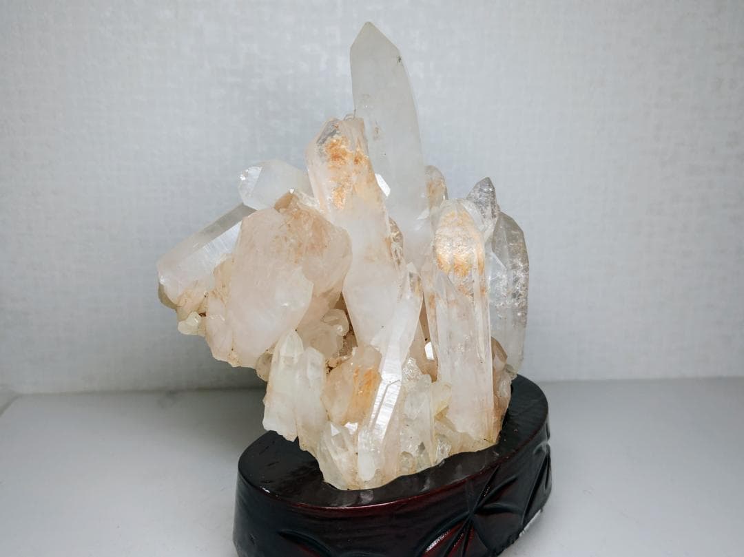 C-13 水晶 976g クォーツ 原石 鑑賞石 自然石 誕生石 鉱石 鉱物