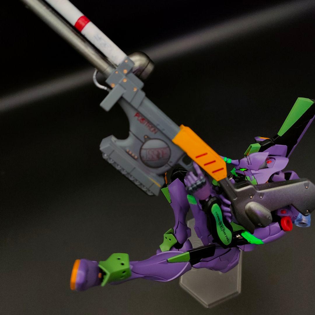 エヴァンゲリオン　初号機 RGカシウスの槍 陽電子砲TV ver.【全塗装完成】