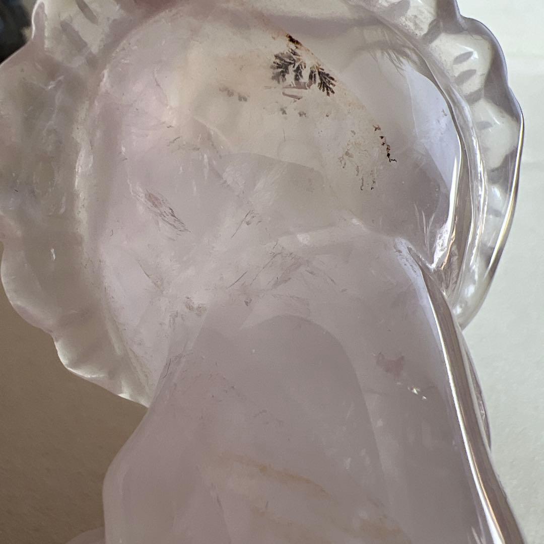 ちゅら　天然石　ライオンちゃん　ローズクォーツ　シトリン　2点