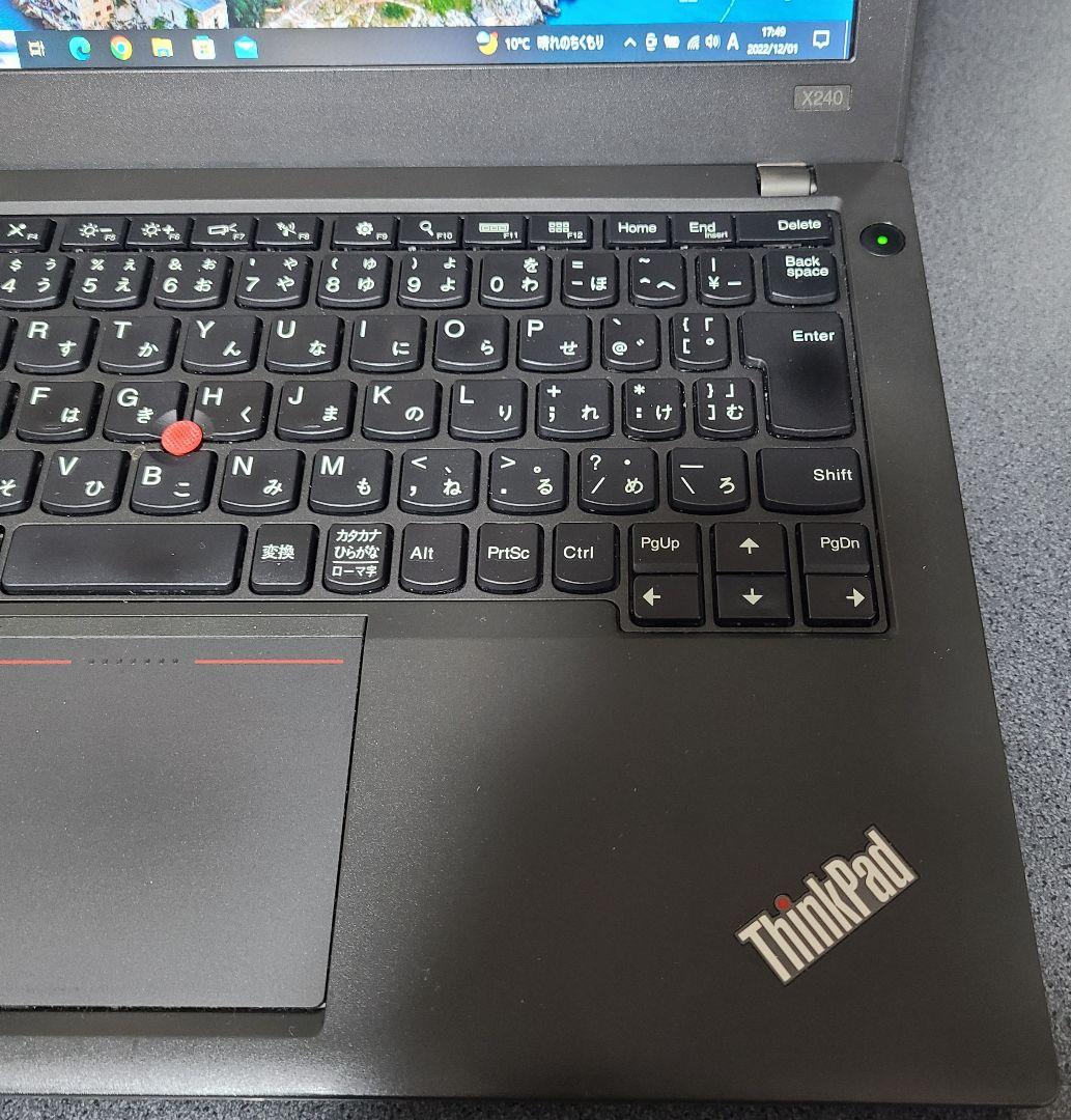 【拡張ドック付】Lenovo ThinkPad X240 i3 新品SSD128