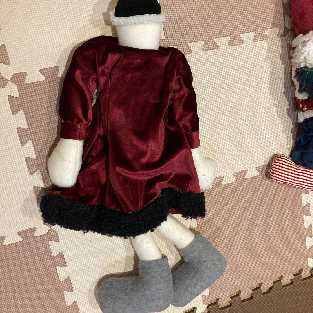 クリスマス　サンタクロース　人形