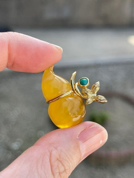 バルト海天然琥珀ペンダント値下げ