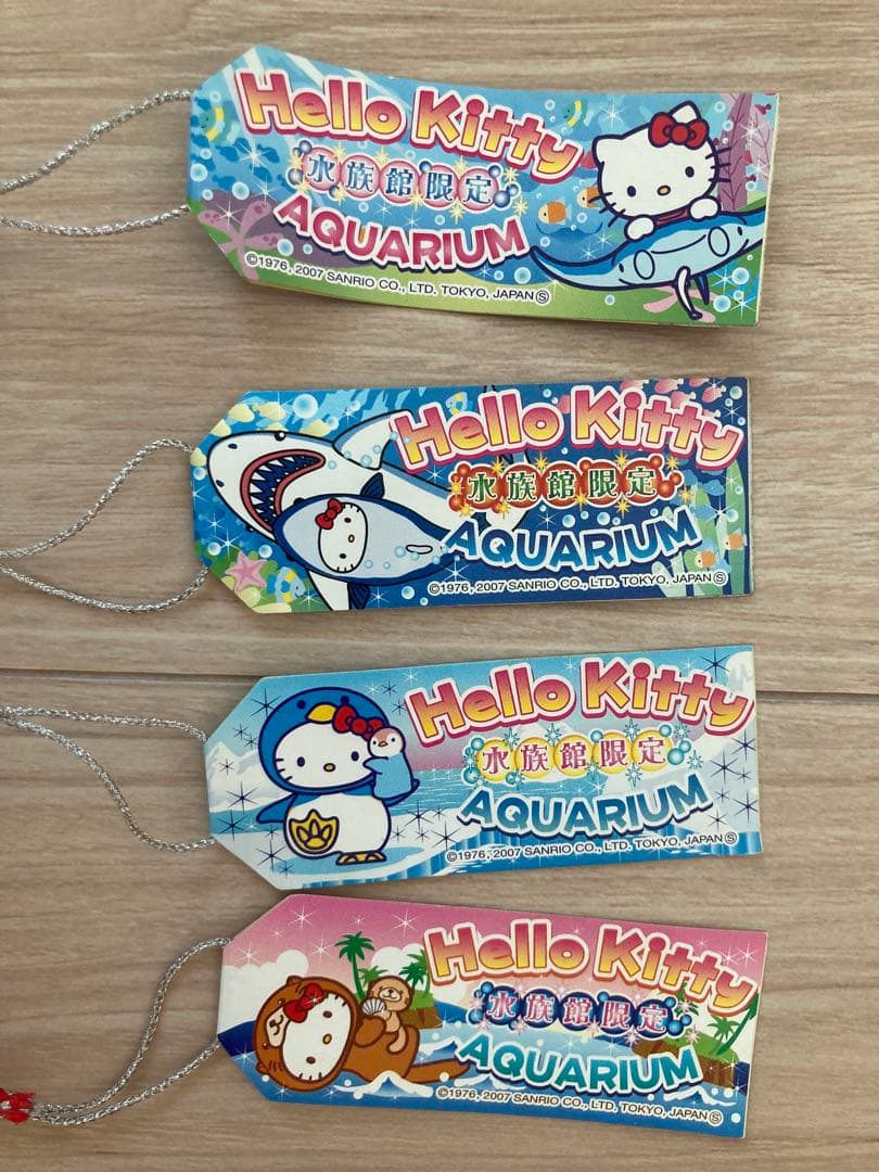 ご当地キティ ハローキティ 根付 水族館限定 4点セット