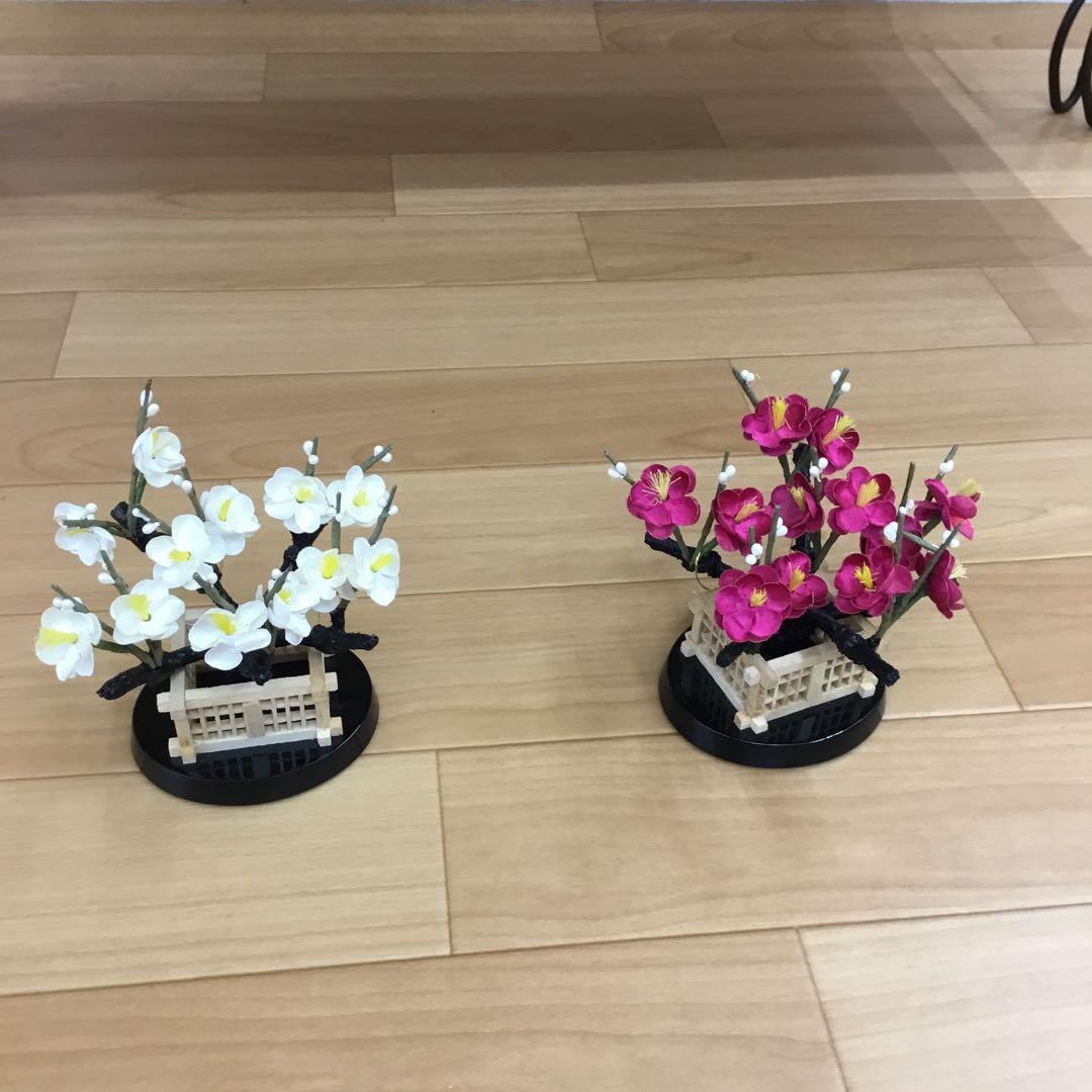 おひなさま用　屏風、ぼんぼり、お道具、紅白海（人形は含まれません）