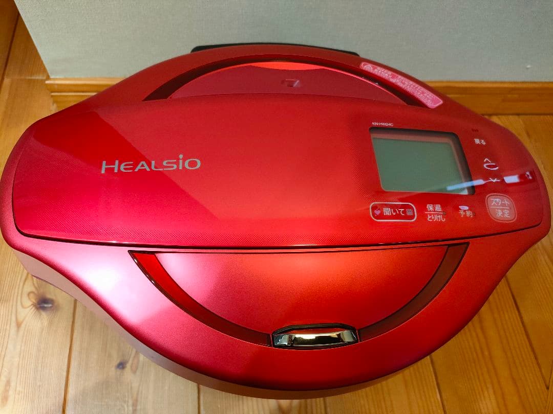 SHARP HEALSIO 電気圧力鍋 レッド KN-HW24C-R 2019年