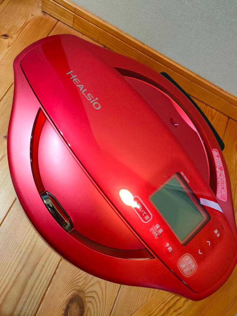 SHARP HEALSIO 電気圧力鍋 レッド KN-HW24C-R 2019年