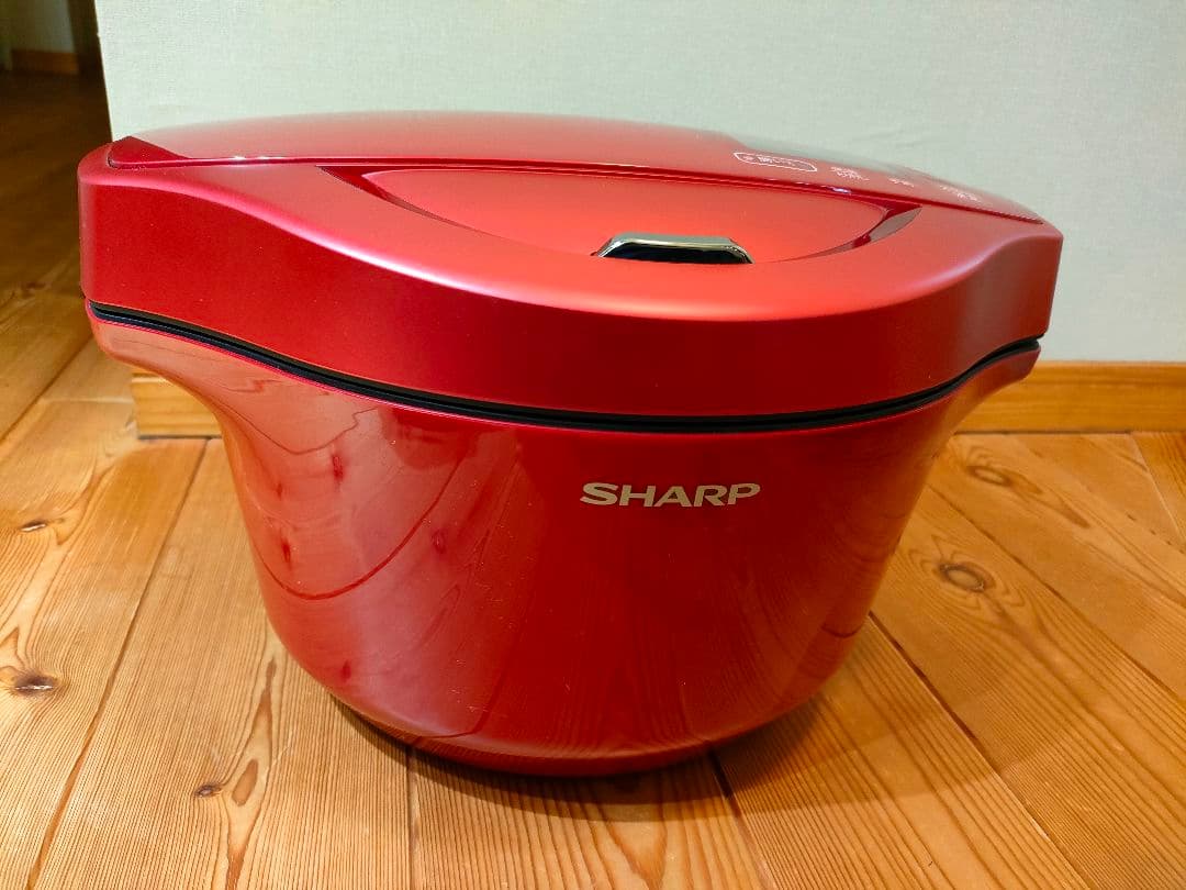 SHARP HEALSIO 電気圧力鍋 レッド KN-HW24C-R 2019年