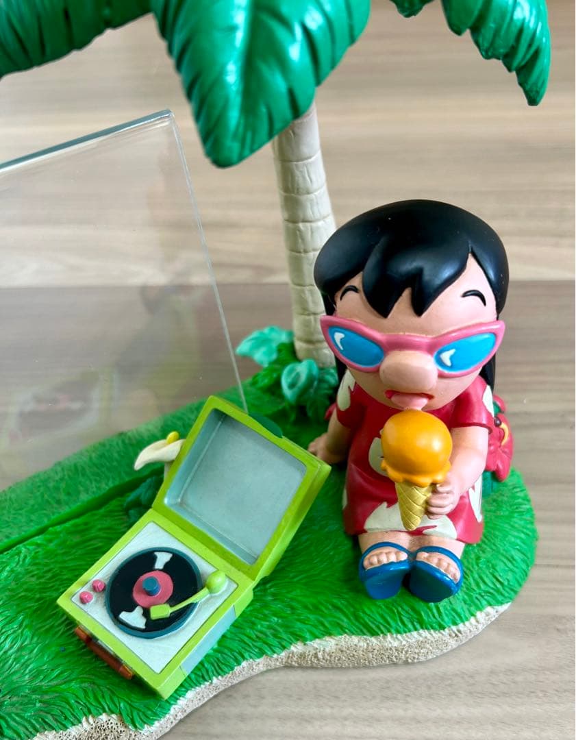 ◆リロ&スティッチ フォトフレーム フォトスタンド ボブルヘッドフィギュア