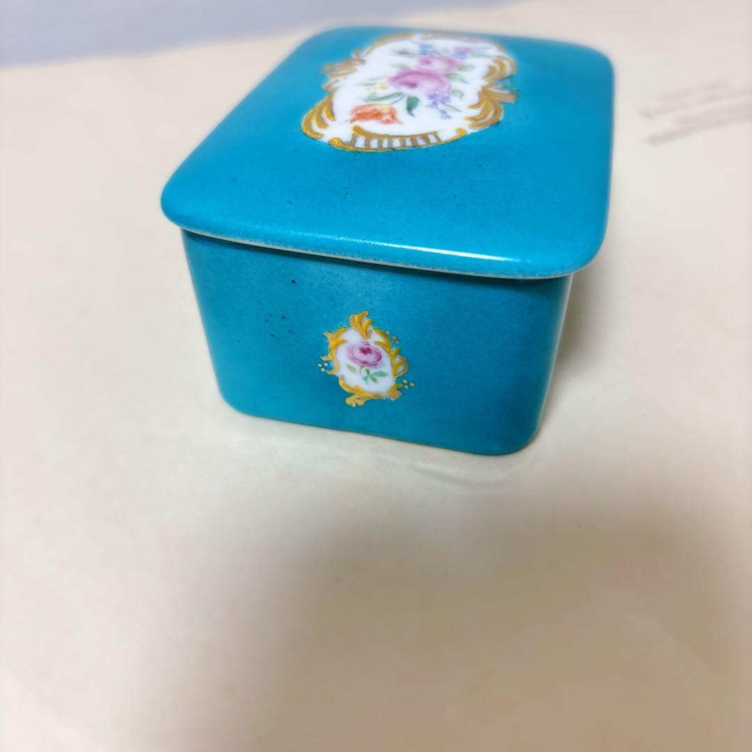 アンティーク　マイセン　セーブル　KPM 参考 ローズ 小物入れ ハンドメイド