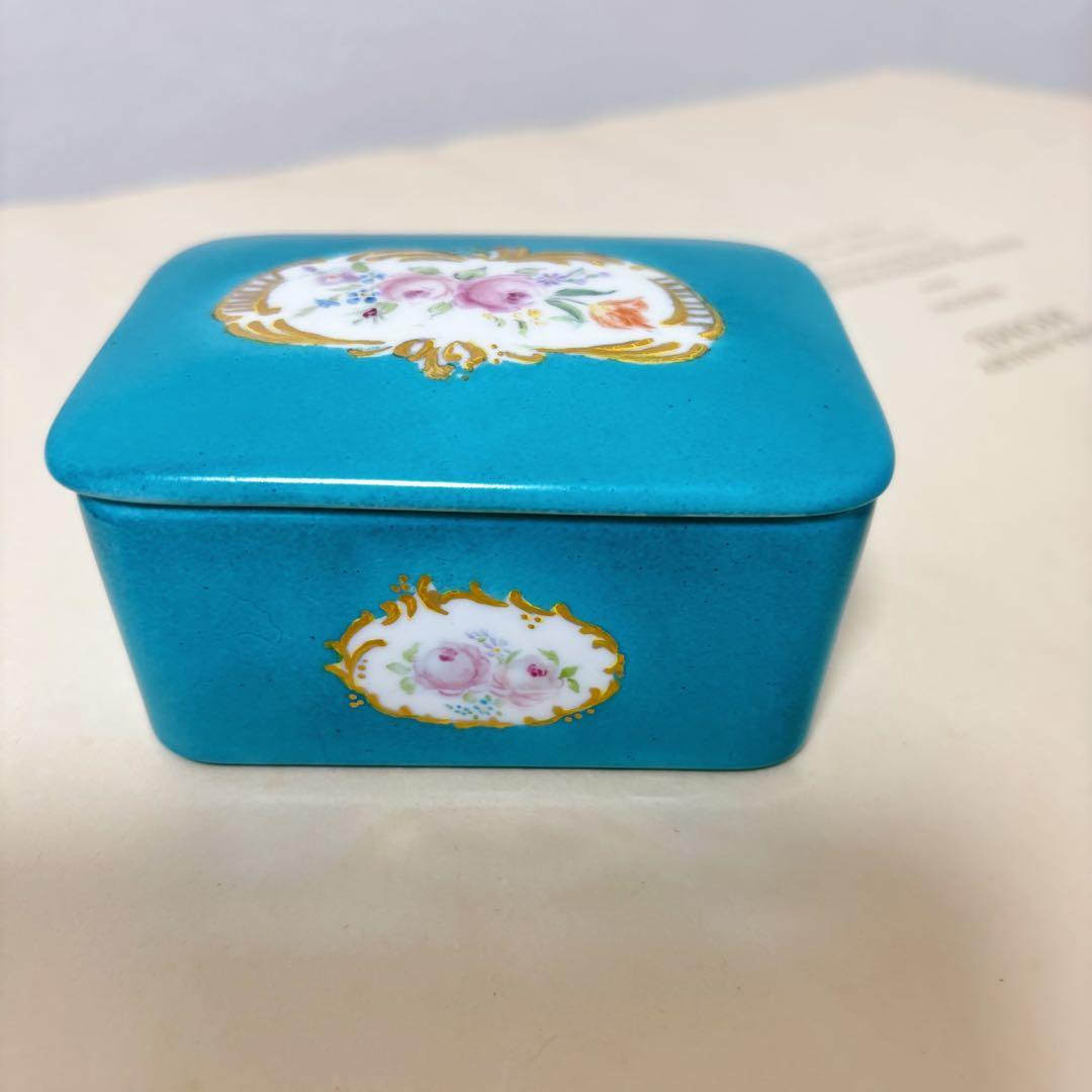 アンティーク　マイセン　セーブル　KPM 参考 ローズ 小物入れ ハンドメイド