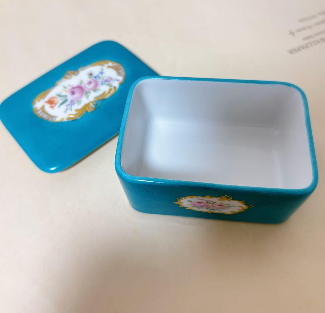 アンティーク　マイセン　セーブル　KPM 参考 ローズ 小物入れ ハンドメイド