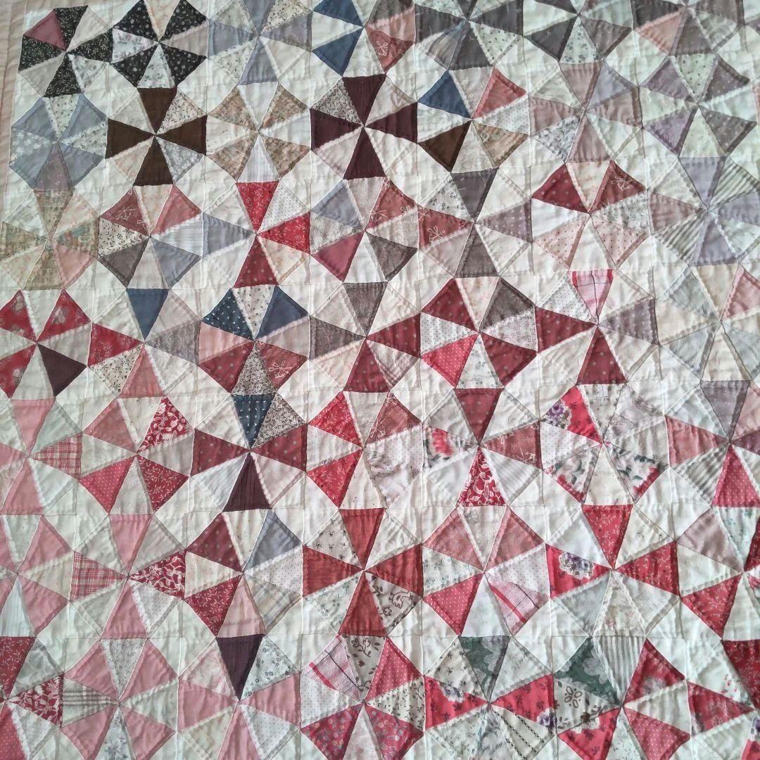 *51♥パッチワークキルト カレイドスコープ 万華鏡★ハンドメイド1996年