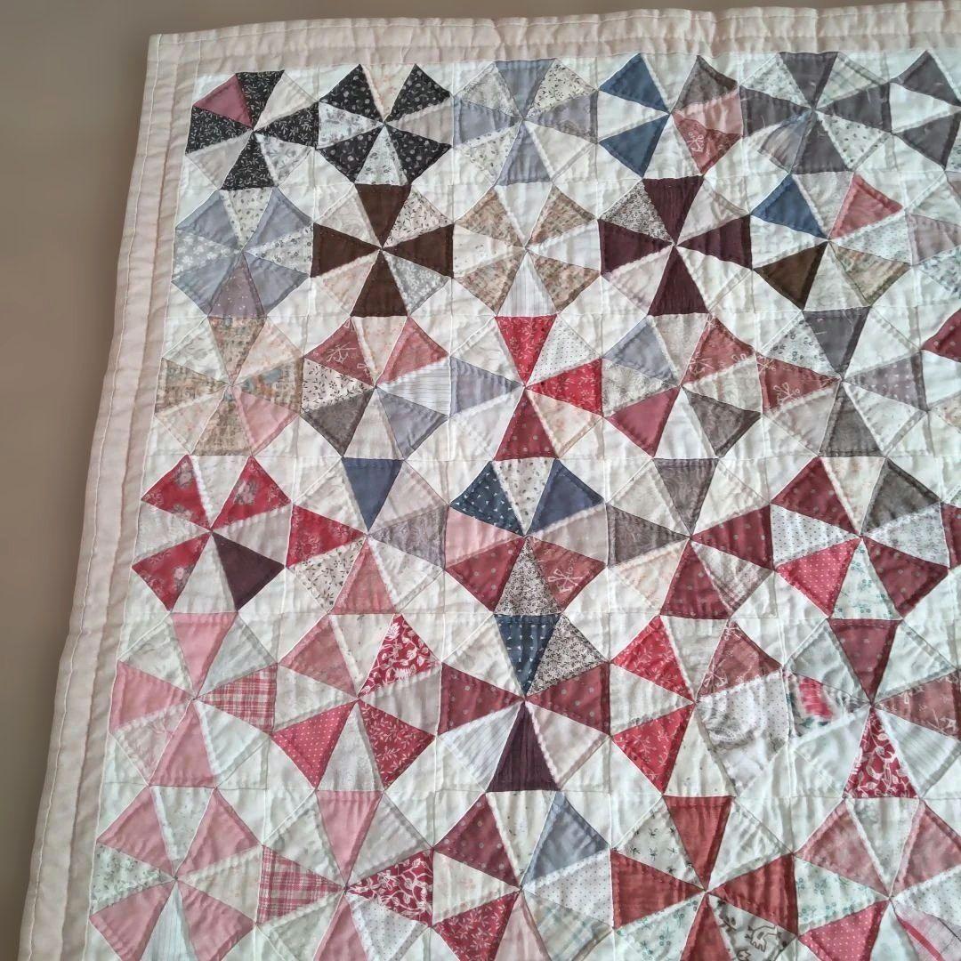 *51♥パッチワークキルト カレイドスコープ 万華鏡★ハンドメイド1996年