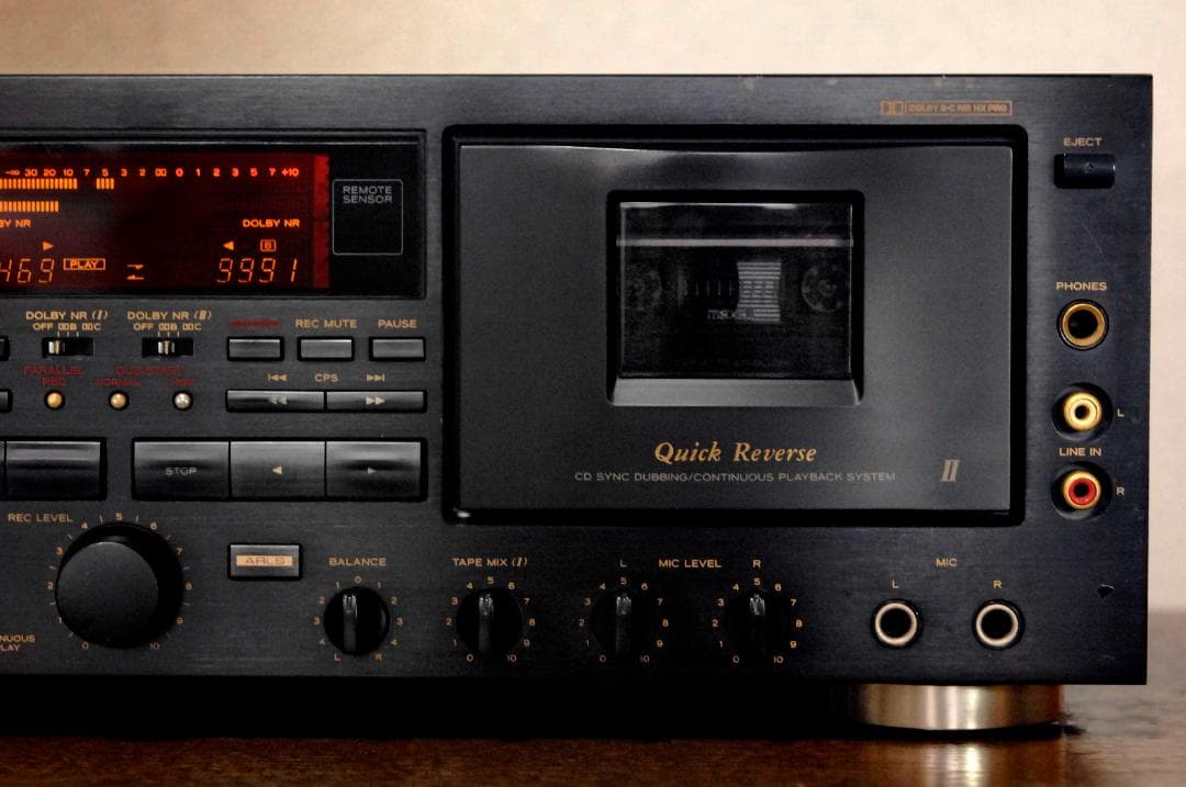 ★TEAC W-6000 ダブルカセットデッキ　♪　NO,1