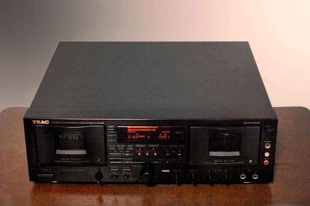 ★TEAC W-6000 ダブルカセットデッキ　♪　NO,1