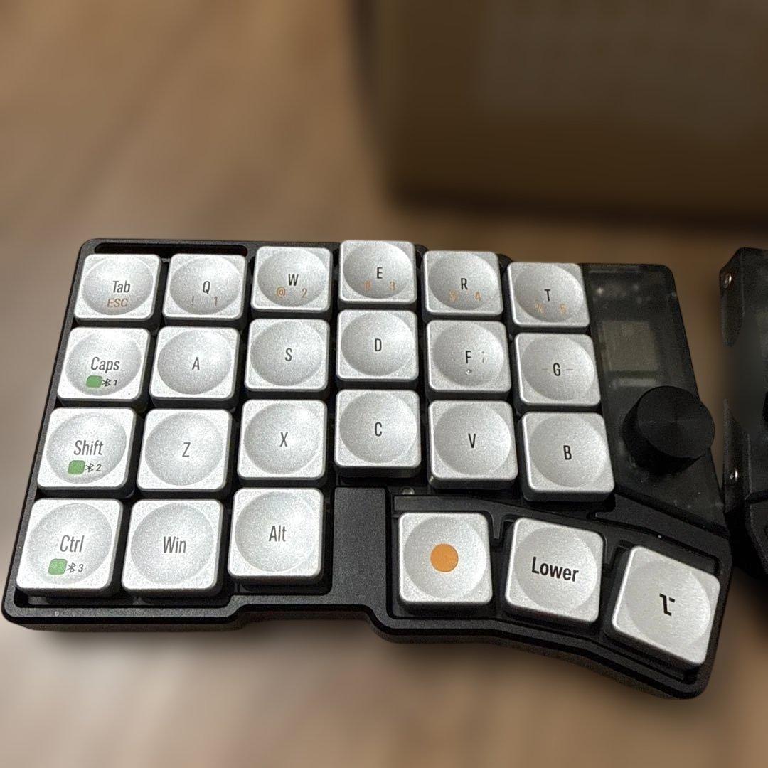 Cornix LP ブラック　キーキャップ交換済み