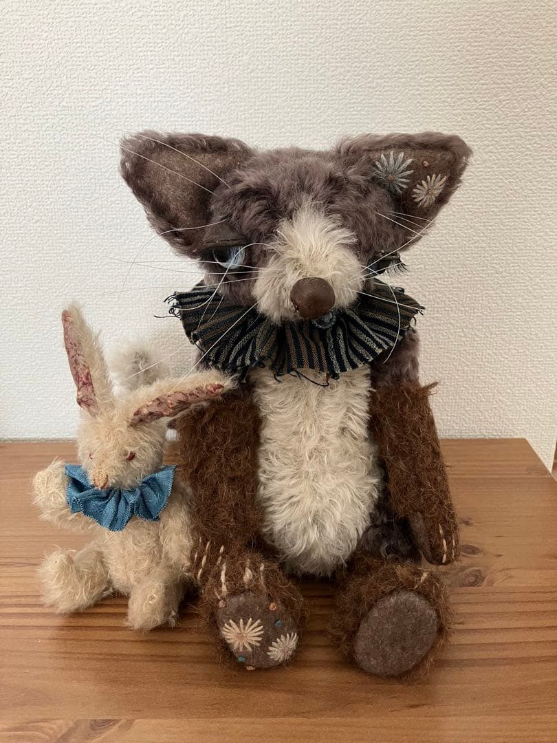 テディベア 作家 pan様ネコとウサギ