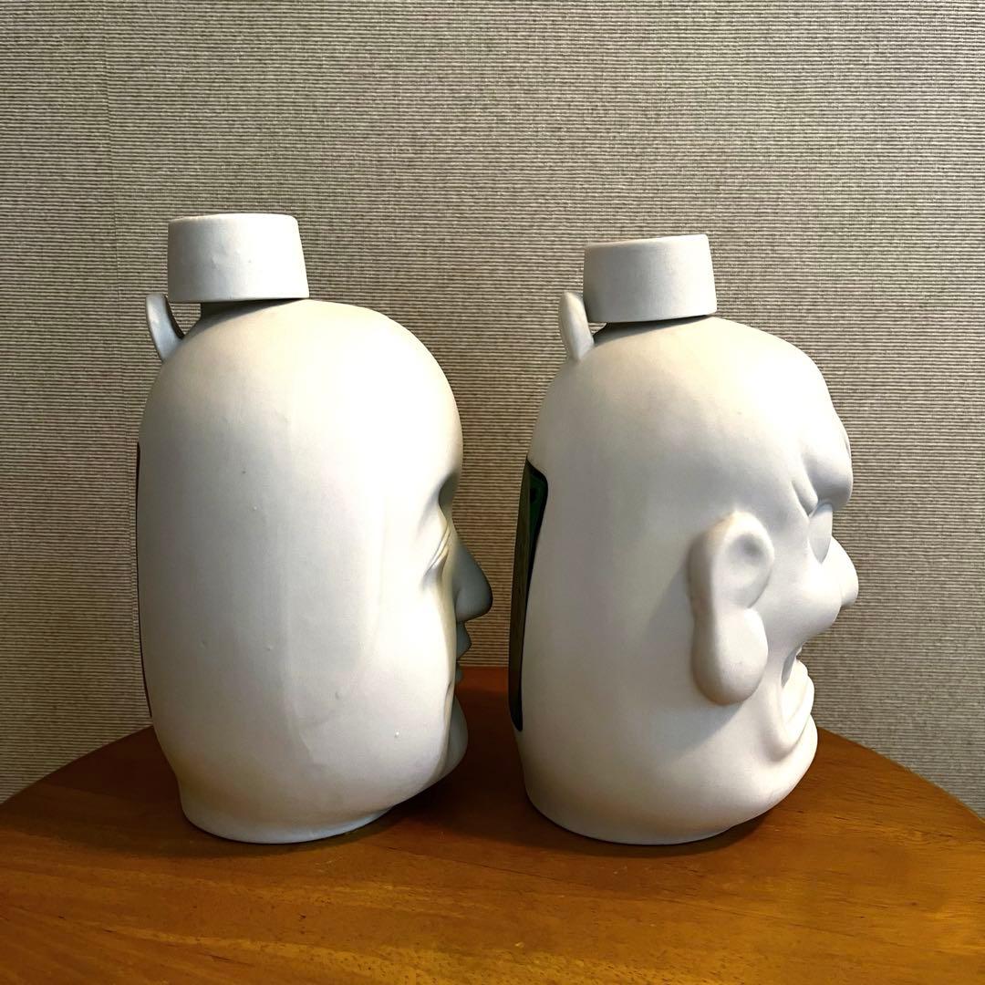 宮崎県神楽酒造　天照　空ボトル　陶器ボトル　鬼面　福面