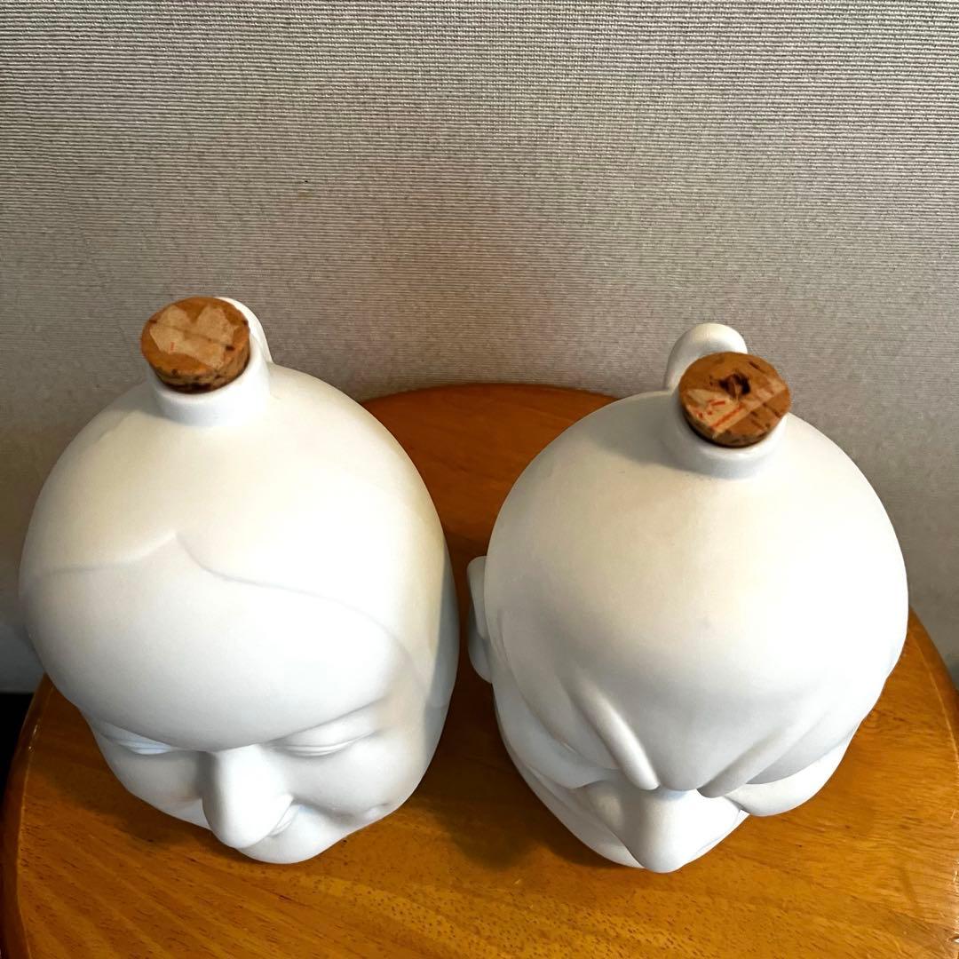 宮崎県神楽酒造　天照　空ボトル　陶器ボトル　鬼面　福面