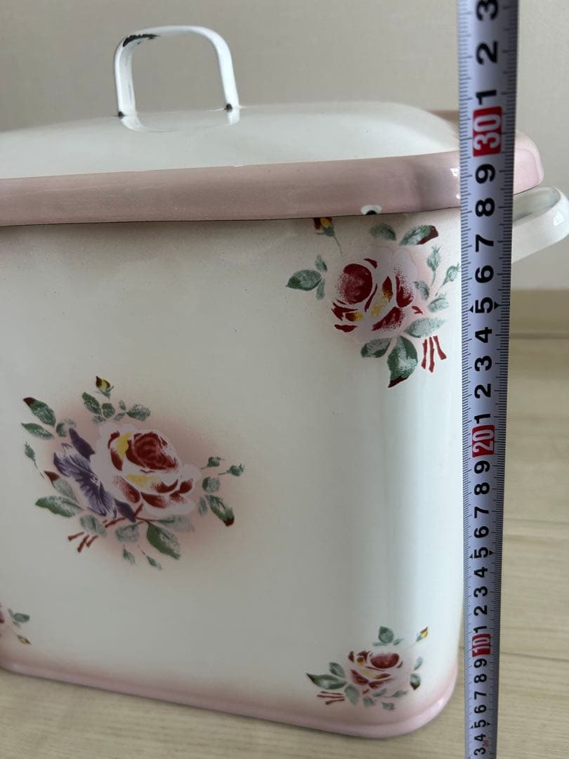 imane イマン プリンセスローズ ボックス缶（大）ホーロー