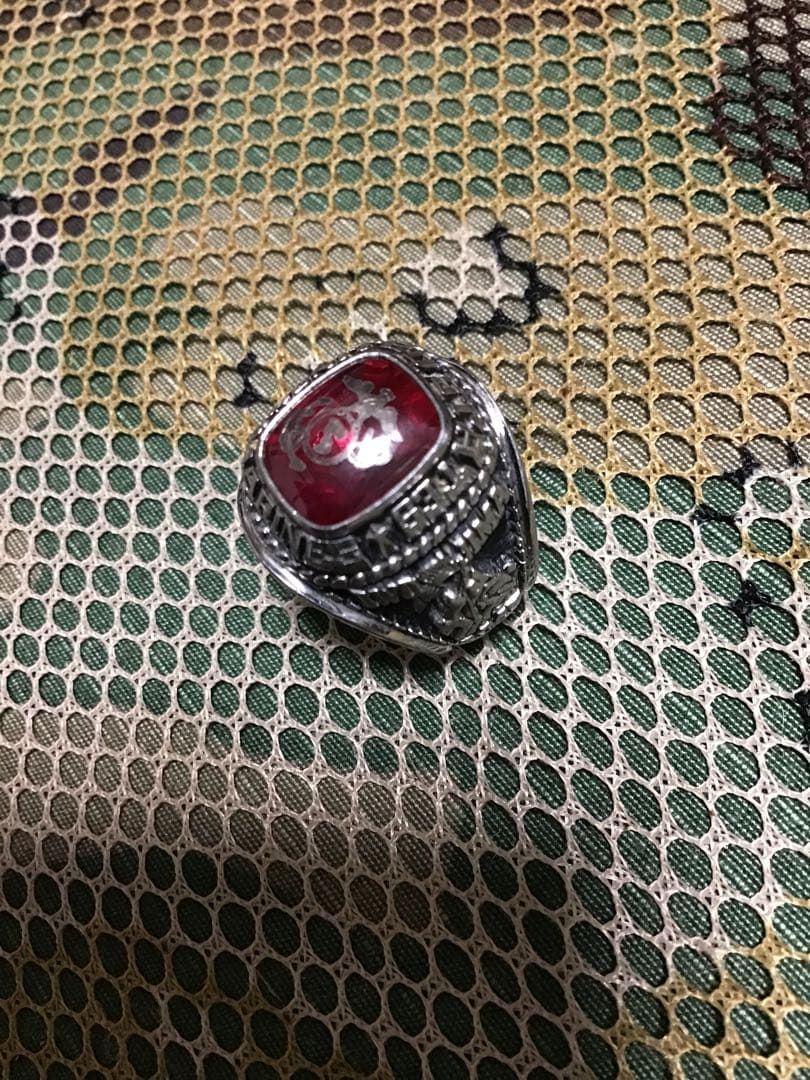 米軍放出品　 USMC MARINES カレッジリング　中古品3
