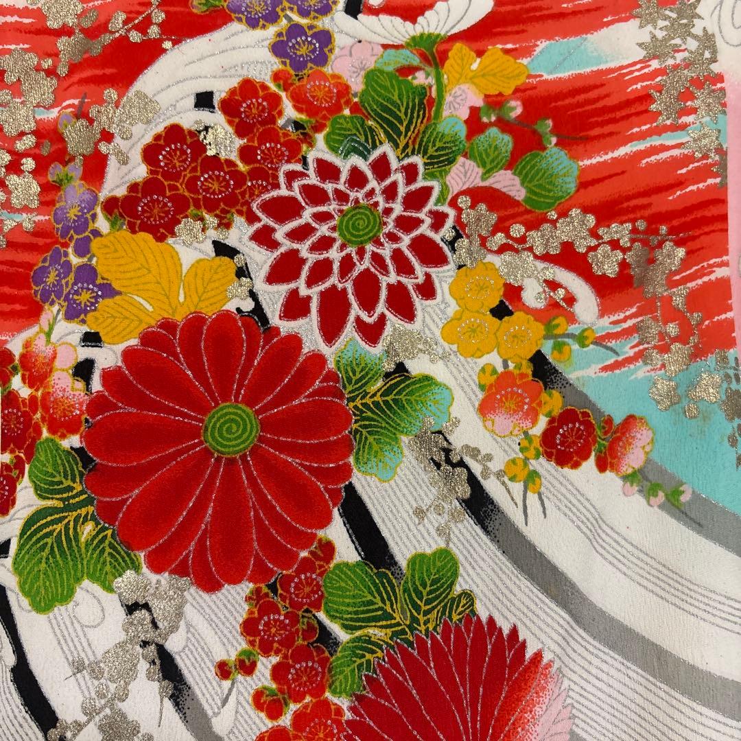 アンティーク着物　七五三着物　３歳着物