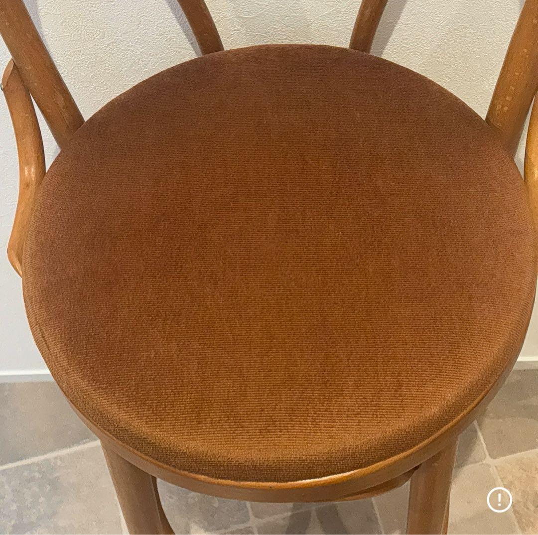 【希少品】ハイスツール　デンマーク製　ベントウッドチェア　曲木　アンティーク