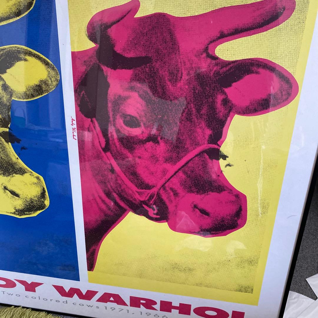 アンディ・ウォーホール　財団スタンプ　Two Colored Cows ポスター