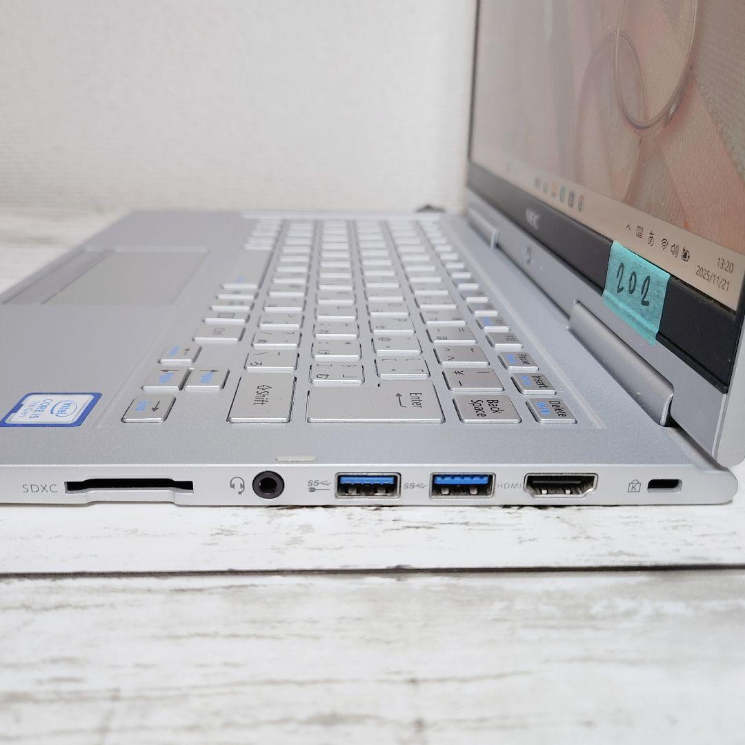 タッチパネルで操作OK♪NEC タブレットPC Core i5 SSD カメラ付