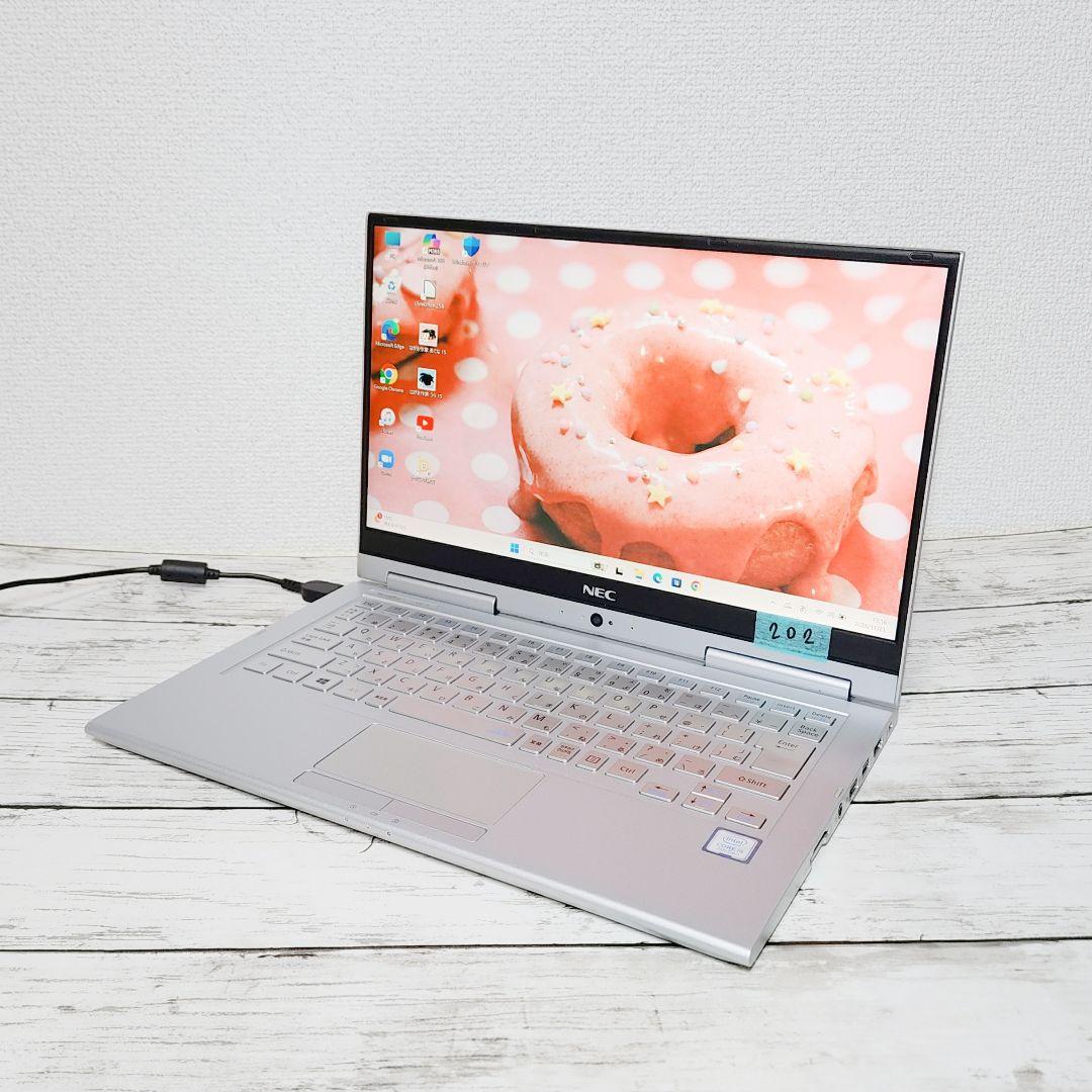 タッチパネルで操作OK♪NEC タブレットPC Core i5 SSD カメラ付