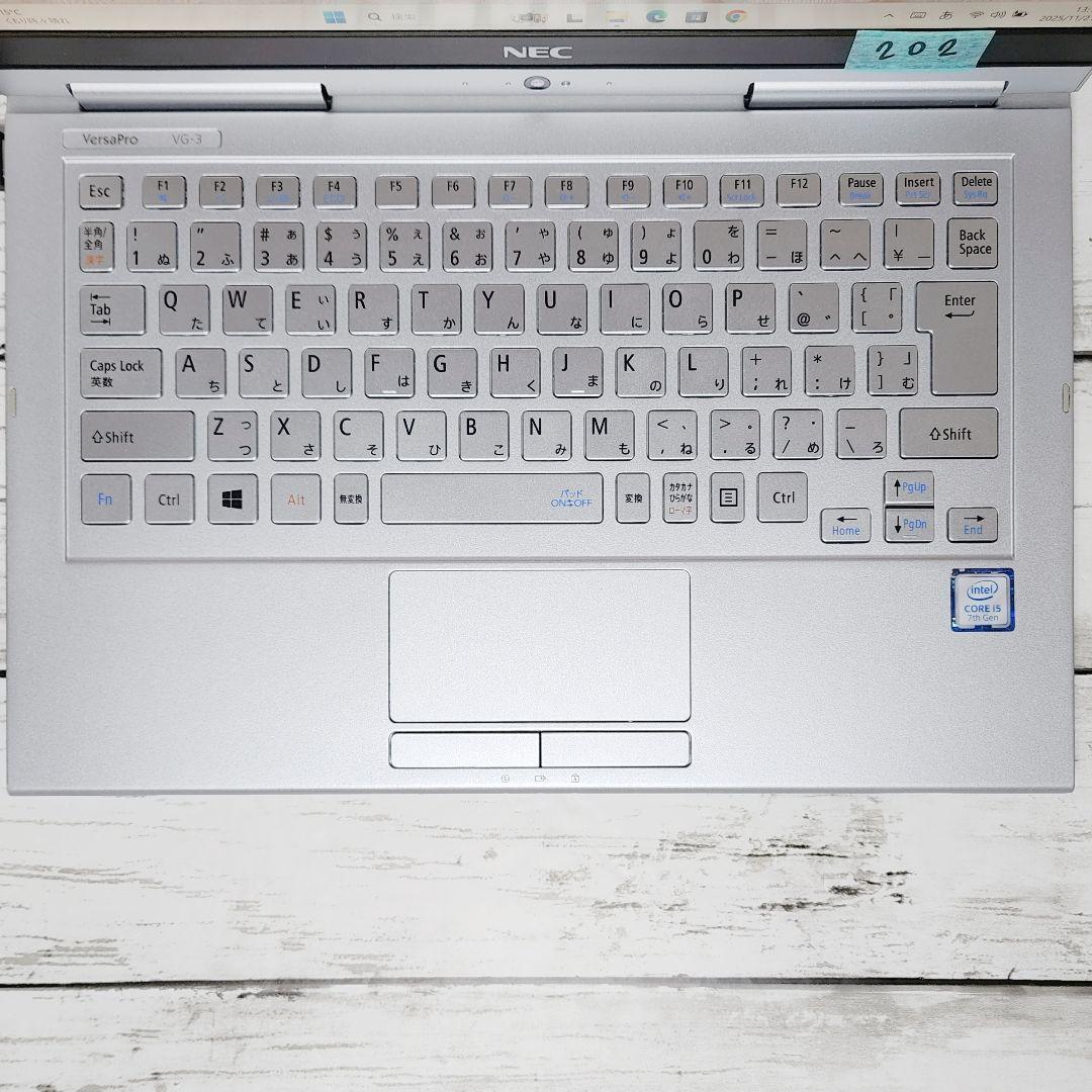 タッチパネルで操作OK♪NEC タブレットPC Core i5 SSD カメラ付