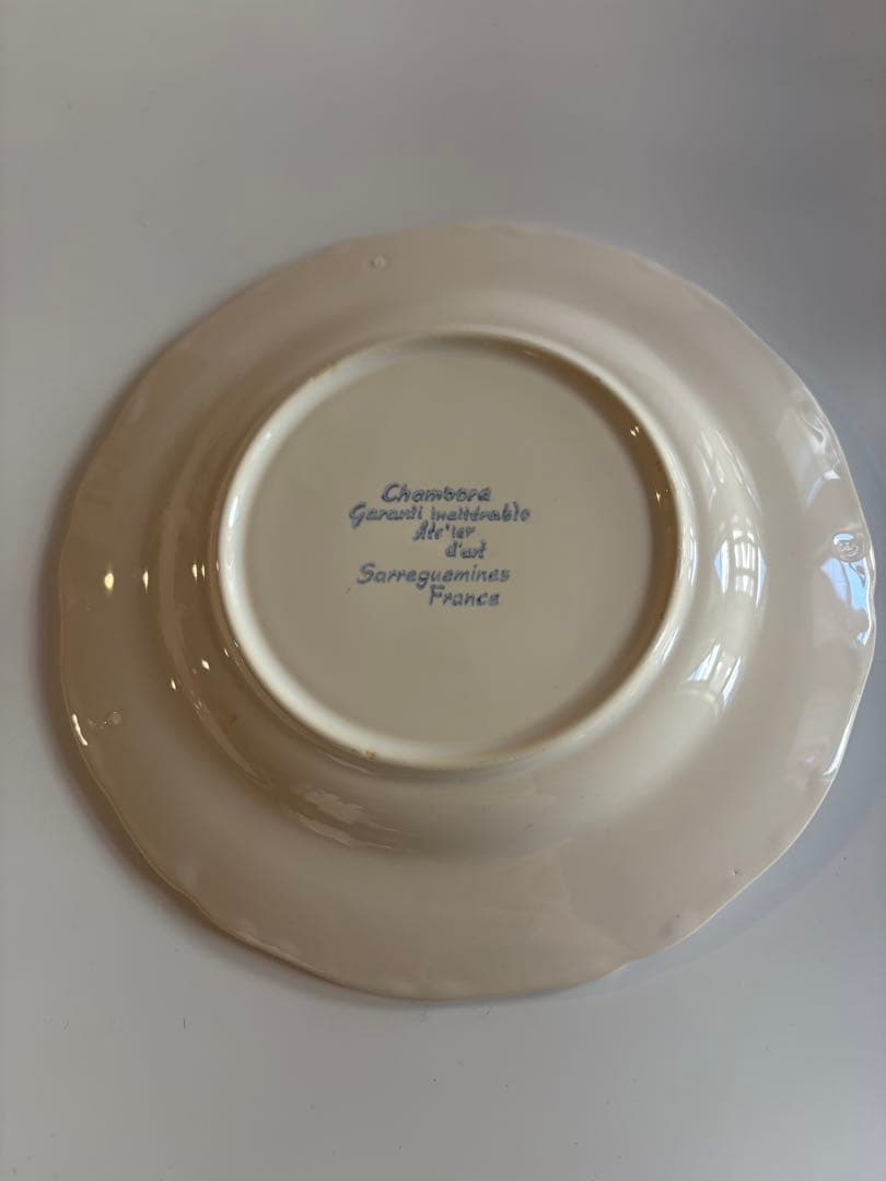 Sarreguemines デザートプレート　アンティークプレート　2枚set