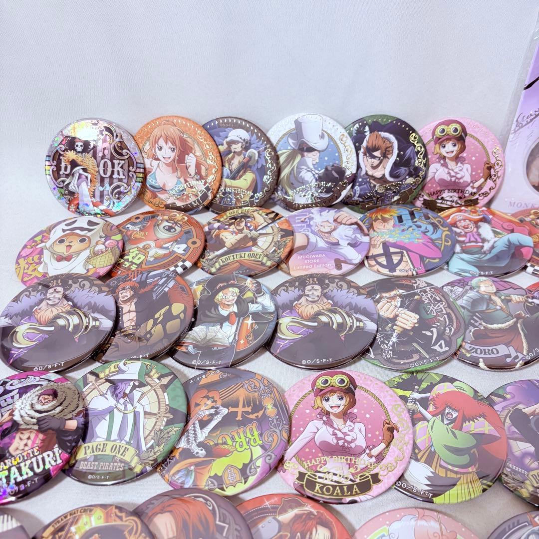 ワンピース ONE PIECE 缶バッジ まとめ売り 63点 未検品