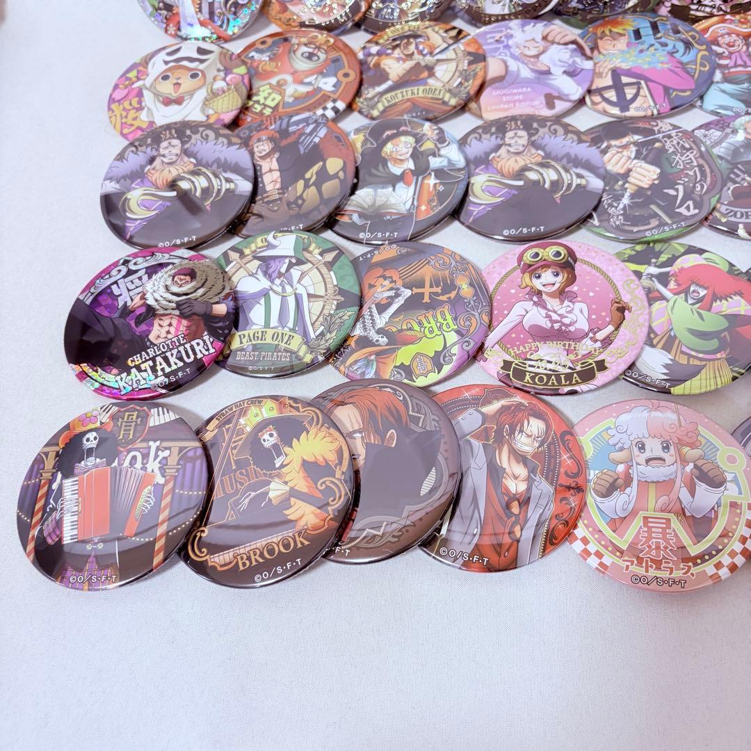 ワンピース ONE PIECE 缶バッジ まとめ売り 63点 未検品