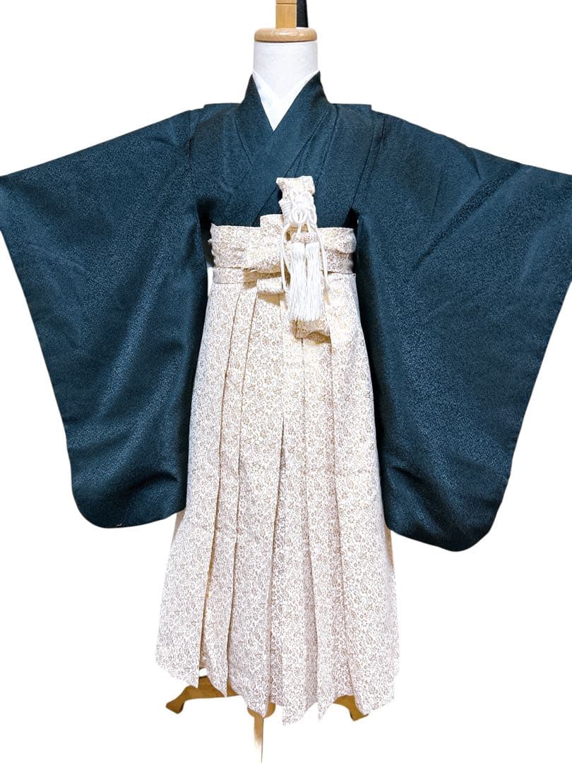 希少カラー♡七五三　5歳　男の子　フルセット　一式　ミントグリーン　刺繍　鷹