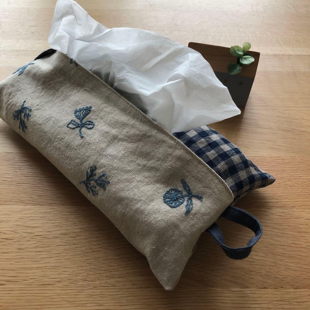 箱無しタイプティッシュカバー　　78 ハンドメイド