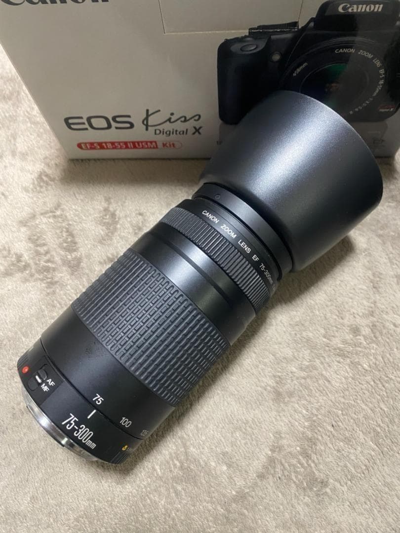 【美品】キャノン Canon EOS kiss Digital X　レンズセット