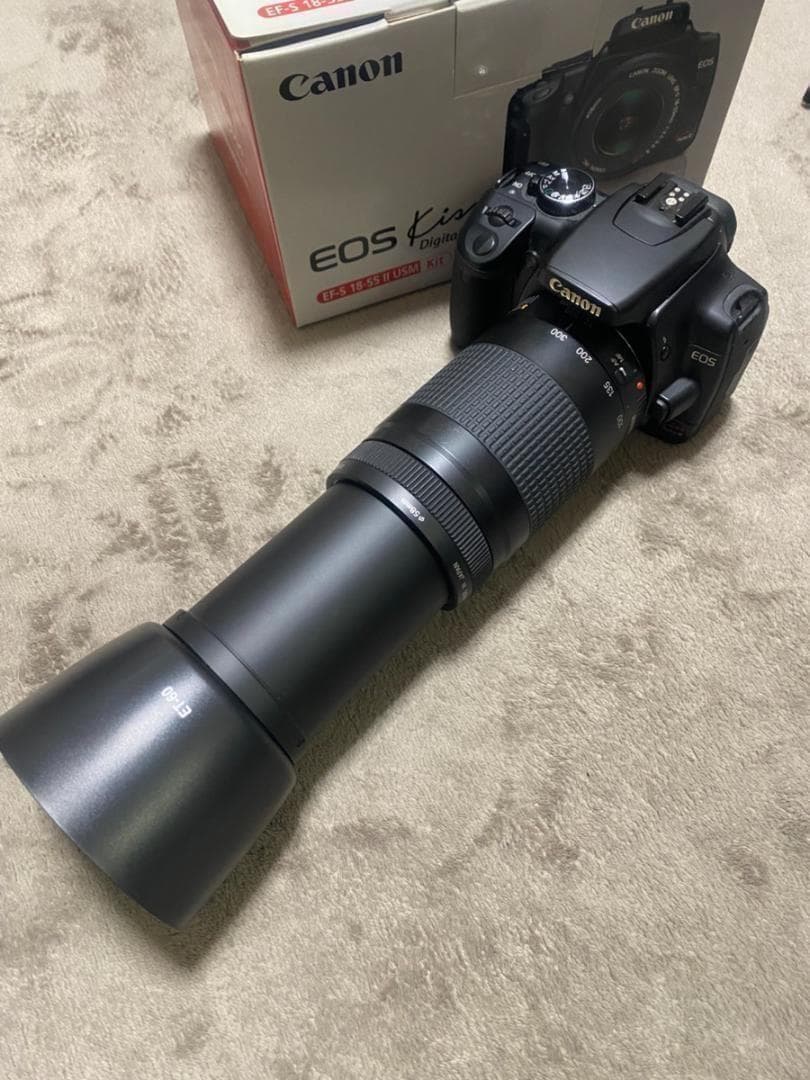 【美品】キャノン Canon EOS kiss Digital X　レンズセット