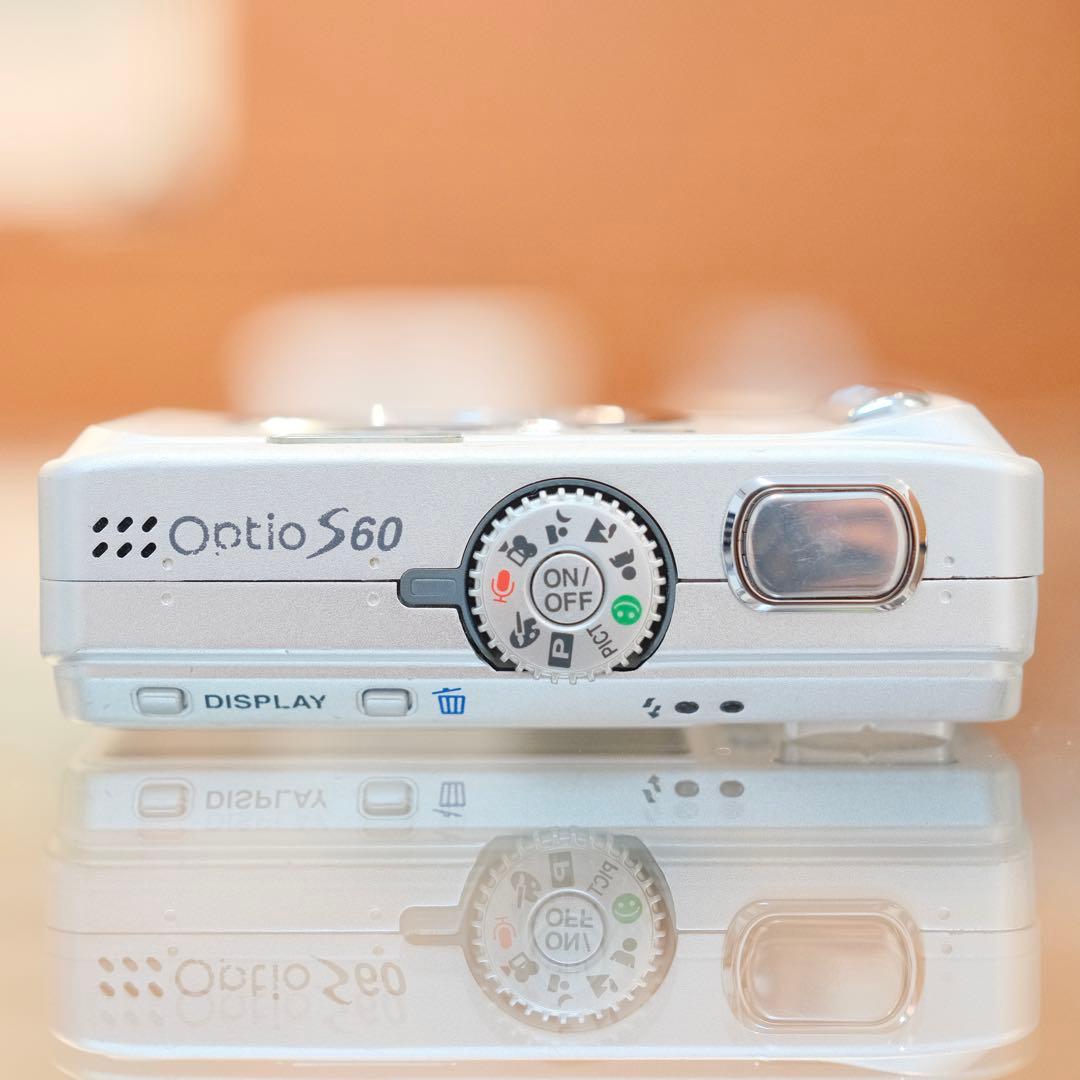 動作品 コンデジ 平成レトロ CCD Y2K PENTAX Optio S60