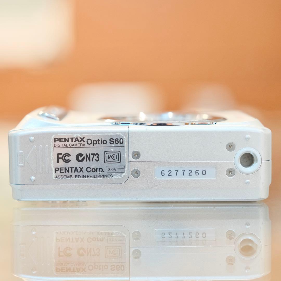 動作品 コンデジ 平成レトロ CCD Y2K PENTAX Optio S60