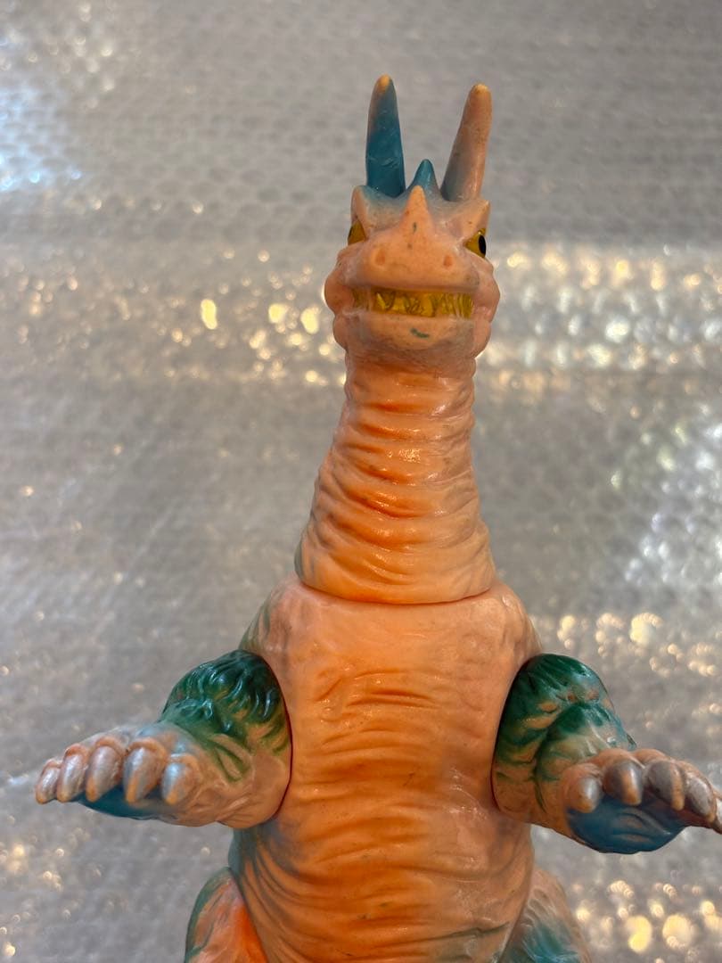 ブルマァク キングザウルス三世 当時物 ビンテージ ソフビ 足裏記名あり